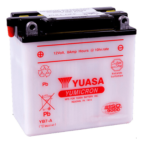 Batería Moto Yuasa Yb7-a Piaggio Vespa Pk 50 Fl (c/av.) 2020