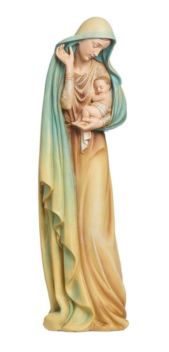 Virgen Maria Y Niño Jesus En Brazos 45cms Dari & Alice