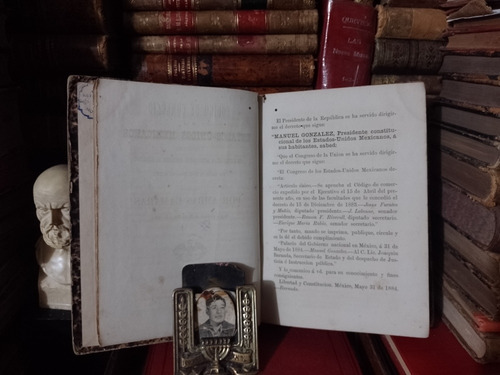 González Código De Comercio Estados Unidos Mexicanos 1884 (Usado)