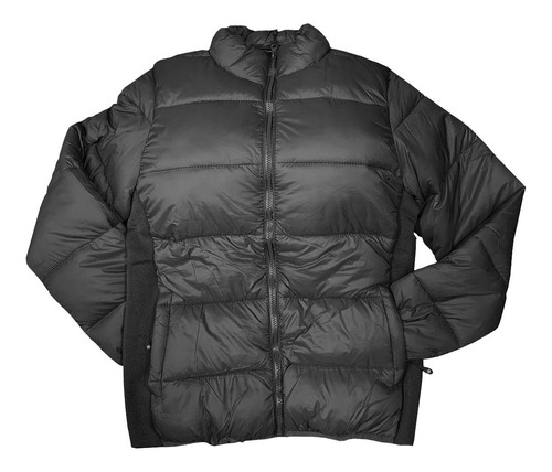 Campera Inflada Dama Negra Forro Aluminizado Omni Heat