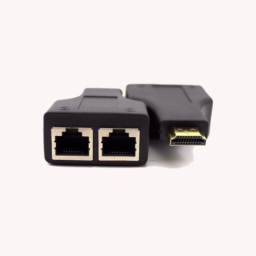 Imagen 2 de 4 de Extensor Hdmi Cat 5e/6 Full Hd 1080p