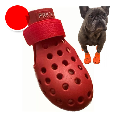 Botitas Perros Tipo Crocs Antideslizante Impermeable S X4