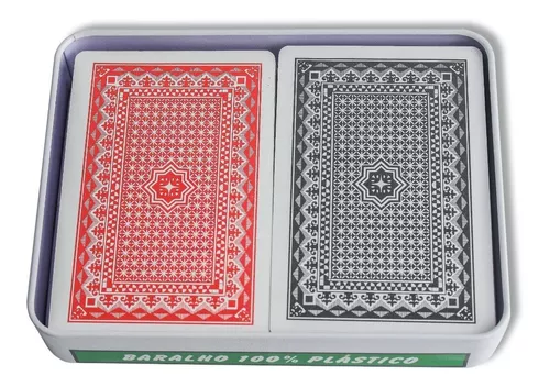 Jogo De Baralho 108 Cartas Em Plástico Poker Truco Magica - mjs