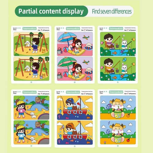 Diferentes Tarjetas De Imágenes, Game De Libros De