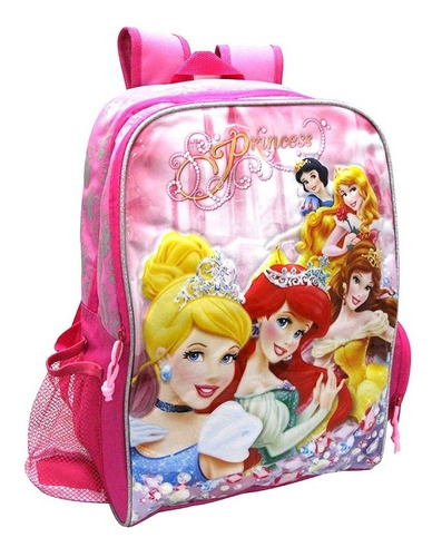 Morral Grande Princesas Disney Rosado Capi