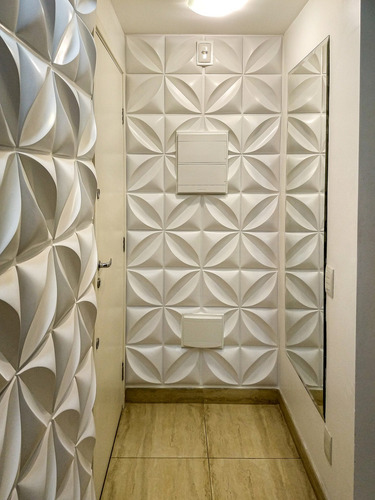 Imagem 8 de 10 de 8 Placas Decorativas | Revestimento De Parede 3d Mod.pétalas