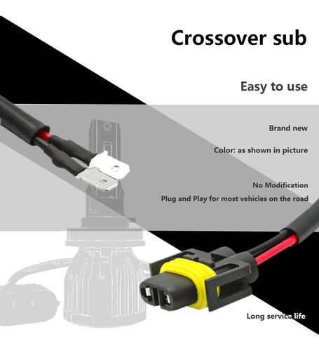 2 Adaptadores De Enchufe H11 A H11b Para Faros Delanteros