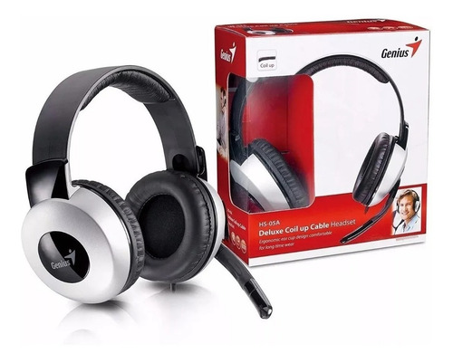 Imagen 4 de 8 de Auriculares Genius Hs-05a Headset Volumen Microf Zoom Chat