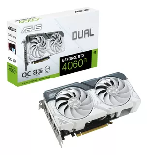 Tarjeta De Video Asus Dual Geforce Rtx 4060 Ti White 8gb Oc