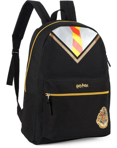 Mochila De Costas Harry Potter Uniforme Preto Ms46225hp