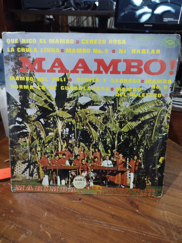Marimba Cacahoateca Hermanos López - Mambo Vinilo Lp Vinyl 