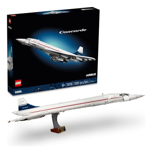 Lego Avion Concorde, Airbus Regalo Para Adultos (2083 Pzs)