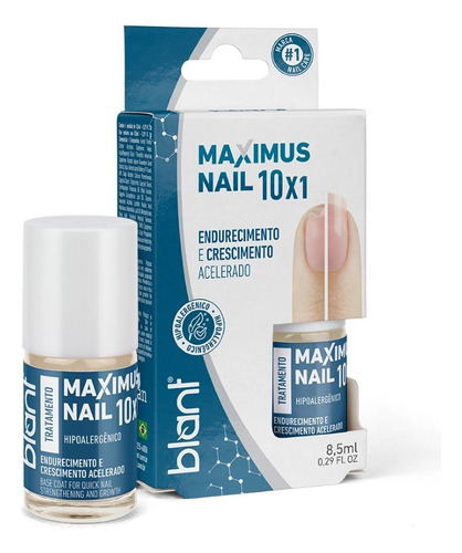 Kit Base P/ Unhas Blindagem+ Complexo 4x1+ Maximus Nail Blan