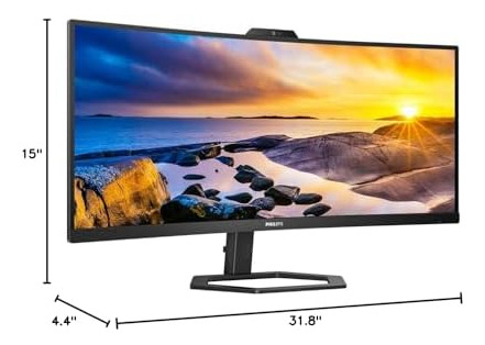 Philips 34e1c5600he Monitor 34 Ultrawide Qhd 21:9 Con Window