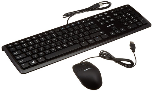 Teclado Y Mouse Con Cable Paquete Combinado