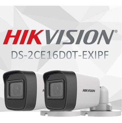 Camara Bullet Hikvision 1080p Ext 4en1 Plastica Full Hd X 2u