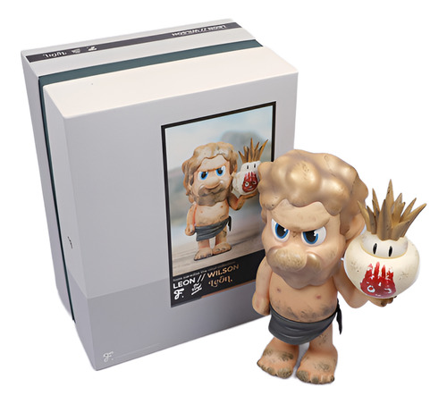 Figura Coleccionable Leon Con El Señor Wilson