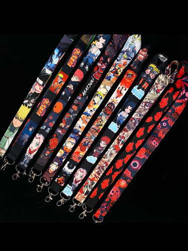 Lanyard Llavero Anime Naruto Akatsuki Somos Tienda Física 