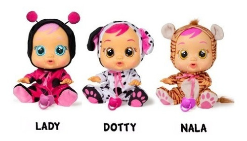 Lady Cry Baby -  Muñeca Bebe Llorona Original - Nala Y Dotty