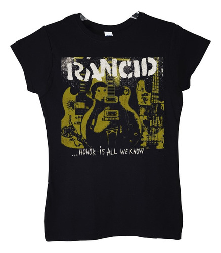 Polera Mujer Rancid Honor Is All We Know Punk Abominatron
