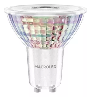 Dicroica Led Vidrio 7w Gu10 Dimerizable Macroled 36°