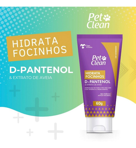 Hidratante De Focinho Hidrata Focinhos Cães Pet Clean 60g
