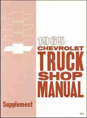 1965 Chevy Pickup Truck Shop Servicio Reparacion Libro