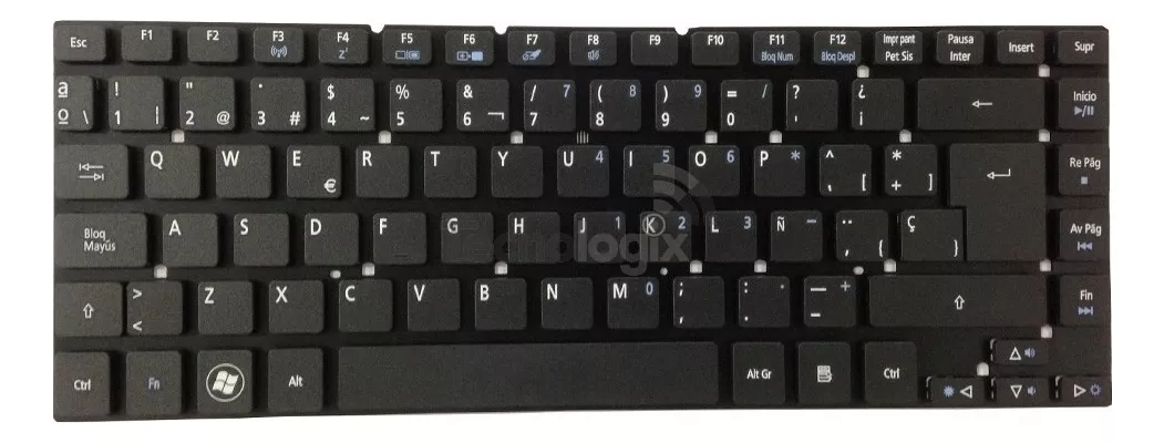 Tercera imagen para búsqueda de teclado acer aspire