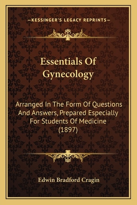 Libro Essentials Of Gynecology: Arranged In The Form Of Q...