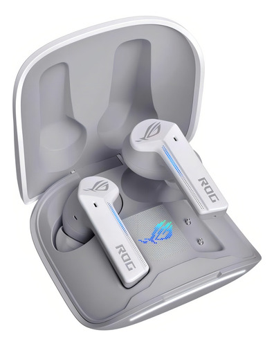 Fones de ouvido sem fio para jogos Asus Rog Cetra, cor branco