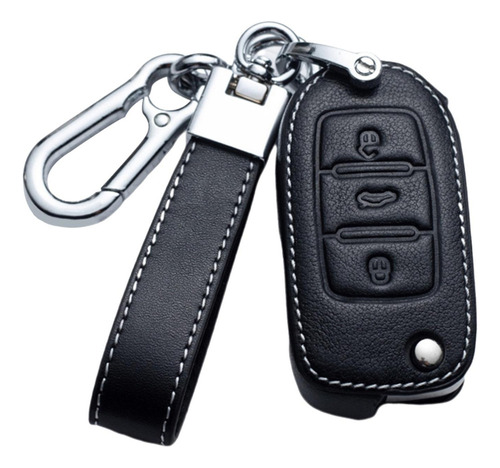 Estuche Para Llaves De Coche De 3 Botones Un Negro Un Negro