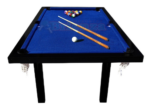 Mesa De Pool Semiprofesional 1.85x1.10, Mdf + Kit Accesorios