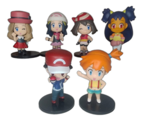 Figuras Pokémon Personajes Set X 6und 10cm