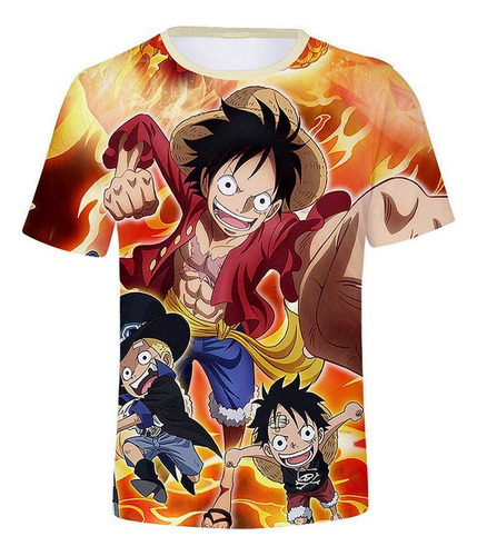 Playera Deportiva De Manga Corta De Anime Casual A La Moda