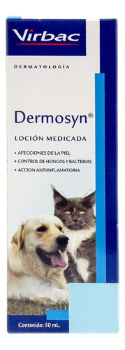 Dermosyn 50ml Perros Gatos - Unidad a $28800