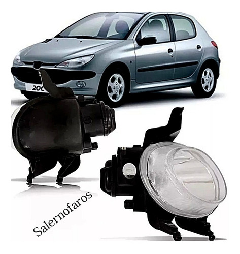Imagen 4 de 18 de Faro Auxiliar Pata Corta Peugeot 206 1999 Al 2003