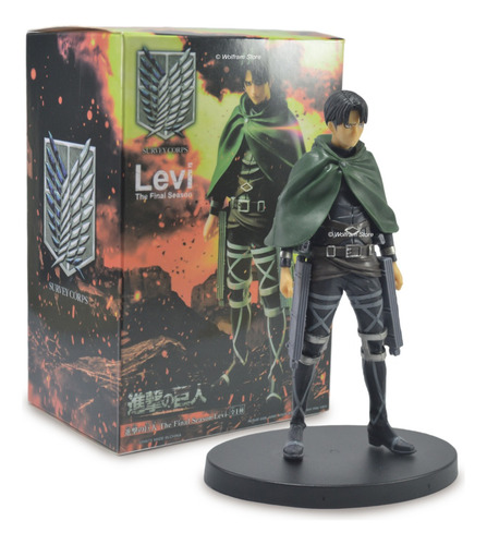 Figuras Muñecos Attack On Titans Shingeki No Kyojin Levi