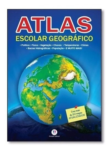 Atlas Escolar Geográfico, De Cultural. Ciranda. Editorial Ciranda Cultural, Capa Mole Em Português, 2014