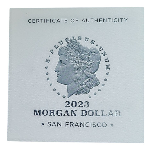 Moneda Coleccionable Morgan Dolar 2023 San Francisco