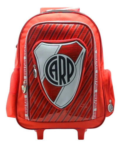 Mochila Carro River Plate Cresko Grande Futbol Ruedas Cuota