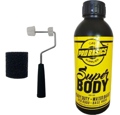 Super Body Probasics Negro + Maneral Con Rodillo