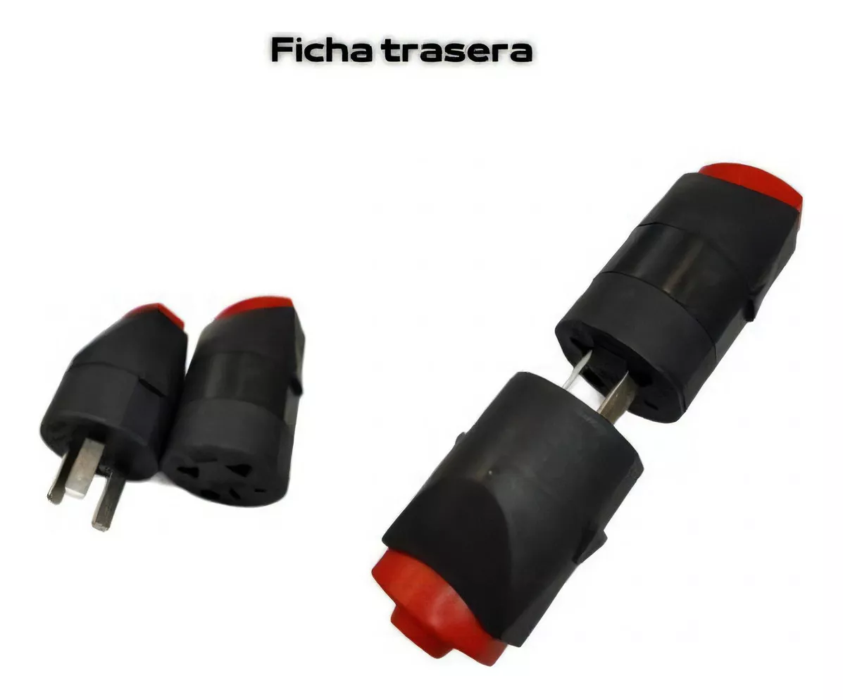 Tercera imagen para búsqueda de ficha macho 10 amp richi