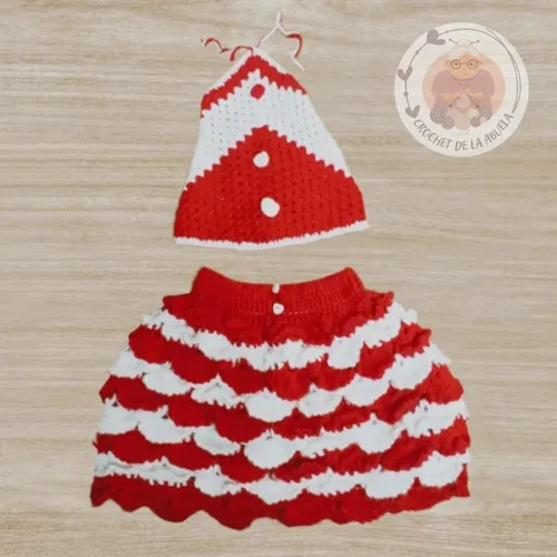 Blusa de crochet para niña sales