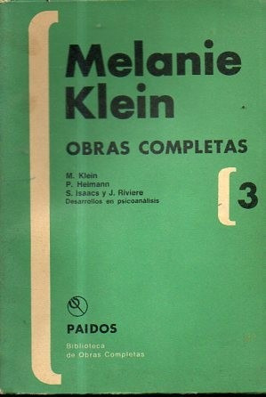 Melanie Klein Obras Completas Tomo 3 Libreria Merlin