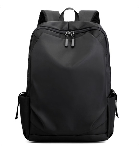 Mochila Escolar Impermeável Slim Reforçada Viagem Notebook Cor Preto Desenho Do Tecido Lisa