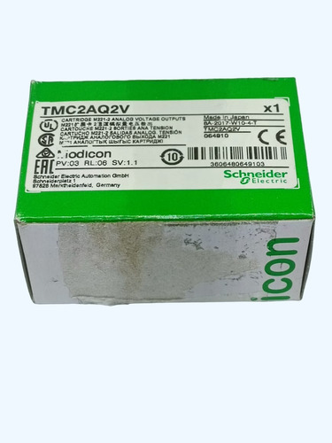 Schneider Tmc2aq2v Para 2 Salidas Analógicas De Tensión