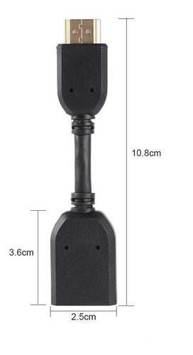 4pcs Extensor De Cable De Extensión Hdmi Para Chromecast Ma