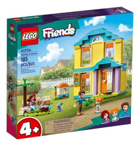 Lego Friends 41724 A Casa De Paisley 4+ Anos Quantidade De Peças 185