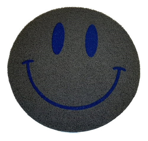 Felpudo Entrada Alfombra Carita Smile 60 Cm Pvc