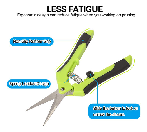 Keileoho 8 Pack 6.5 Inch Bud Trimming Scissors,